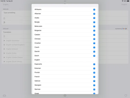 Zrzuty ekranu Offline MLT-Lang Translator iPad 