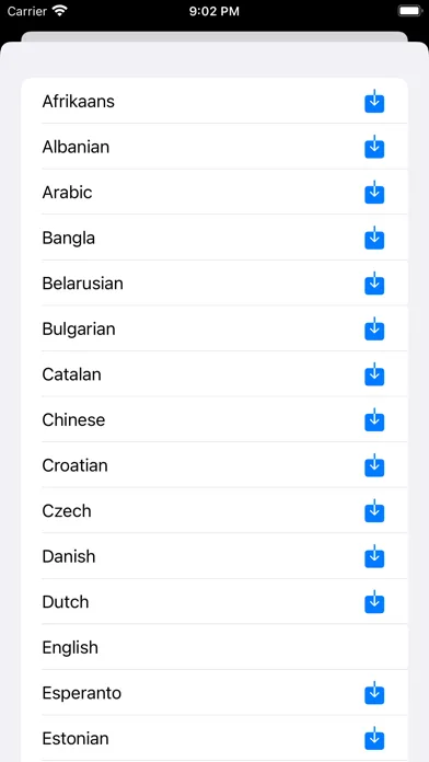 Zrzuty ekranu Offline MLT-Lang Translator