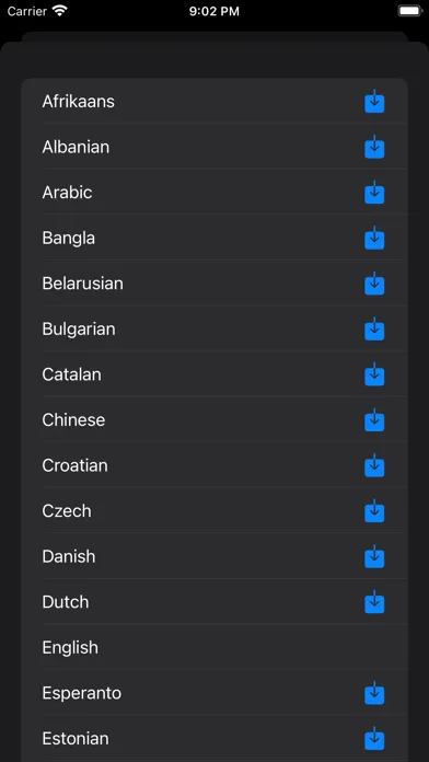 Zrzuty ekranu Offline MLT-Lang Translator