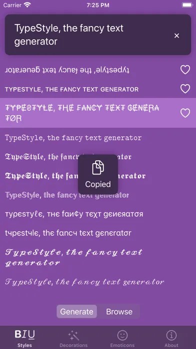ภาพหน้าจอของ TypeStyle
