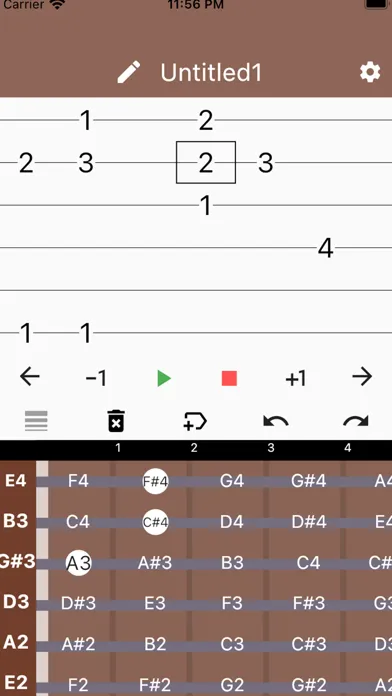 Guitar Tab Easy - tab editor Screenshots