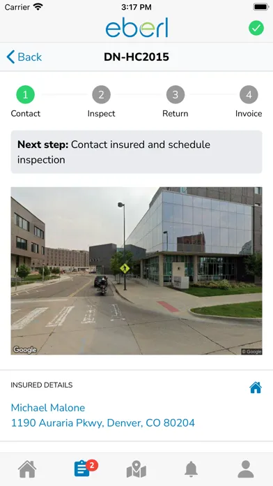 Screenshot di Eberl Adjuster Network