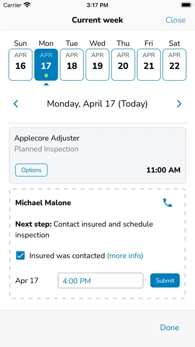 Screenshot di Eberl Adjuster Network