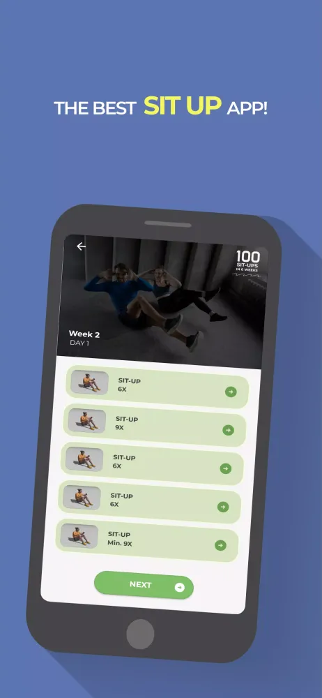 تصاویر 100 Sit Ups In 6 Weeks At Home