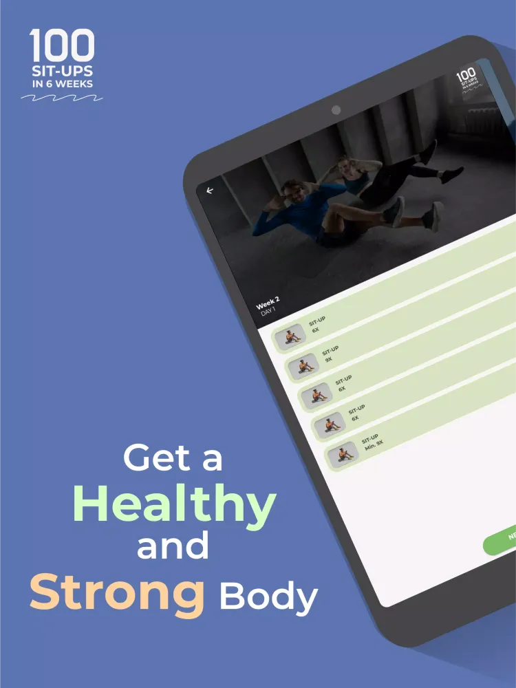 تصاویر 100 Sit Ups In 6 Weeks At Home