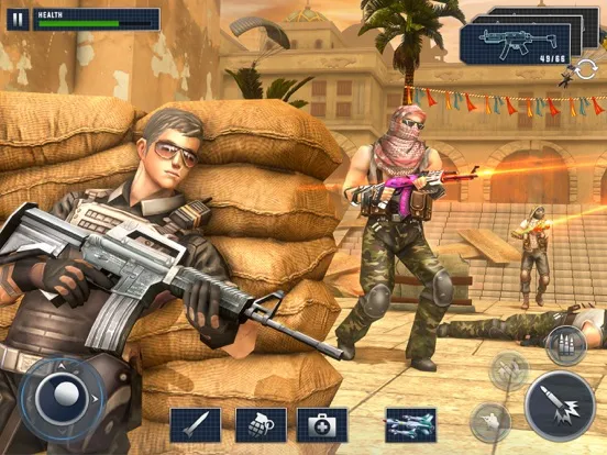 Cover Shooting Game: TPS Game iPad  스크린샷