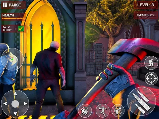 صور Zombie Graveyard Gun Shooting iPad 