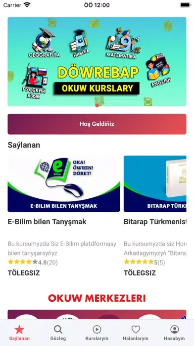 Screenshot di E-Bilim