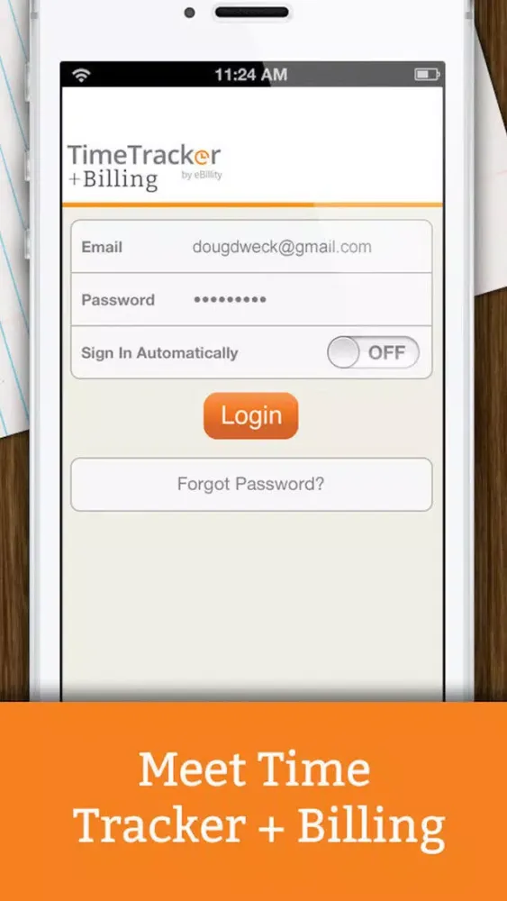 Time Tracker + Billing应用截图