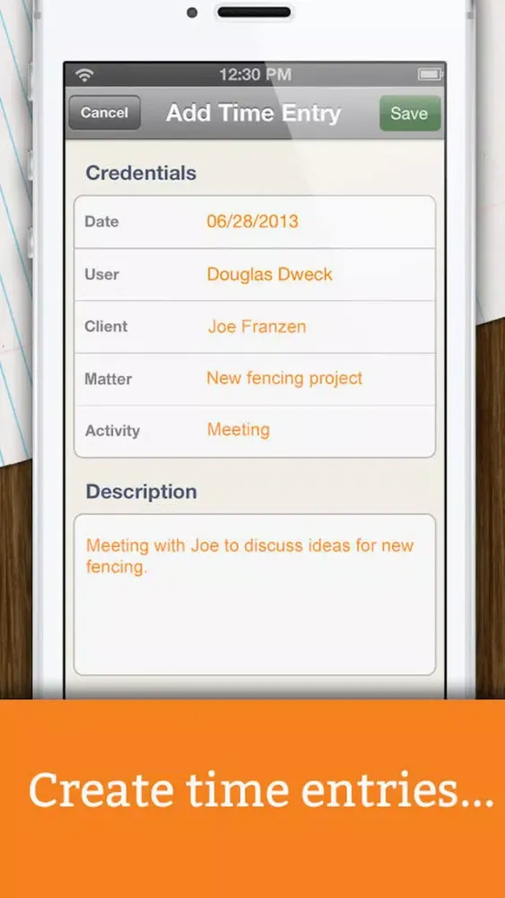 Time Tracker + Billing应用截图