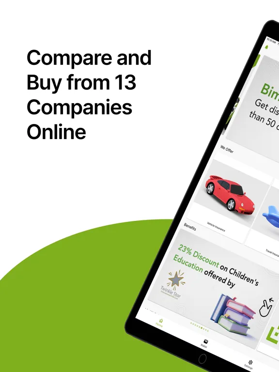 Скриншоты Bima Insurance iPad 