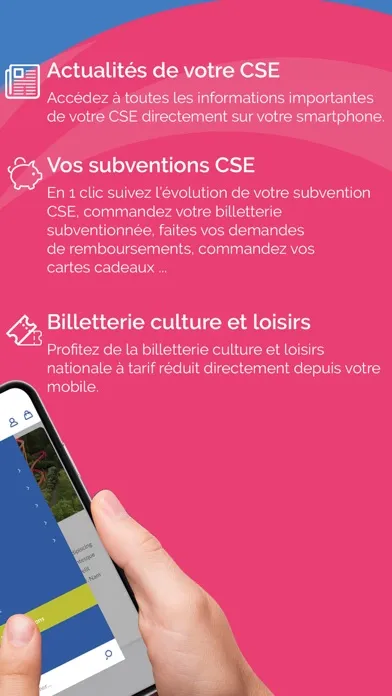 Captures d'écran de Espace CSE