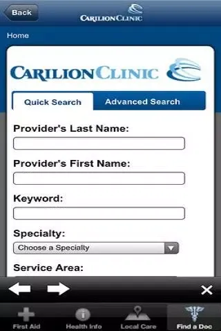 Carilion Clinic سکرین شاٹس
