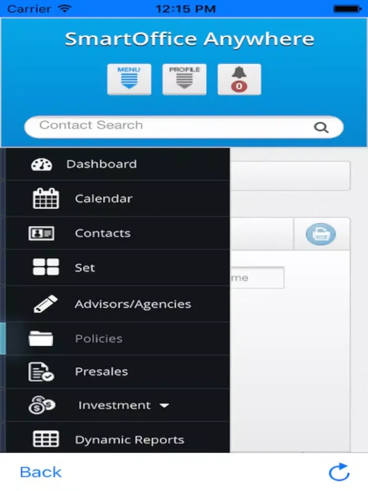 Screenshot di M SmartOffice iPad 