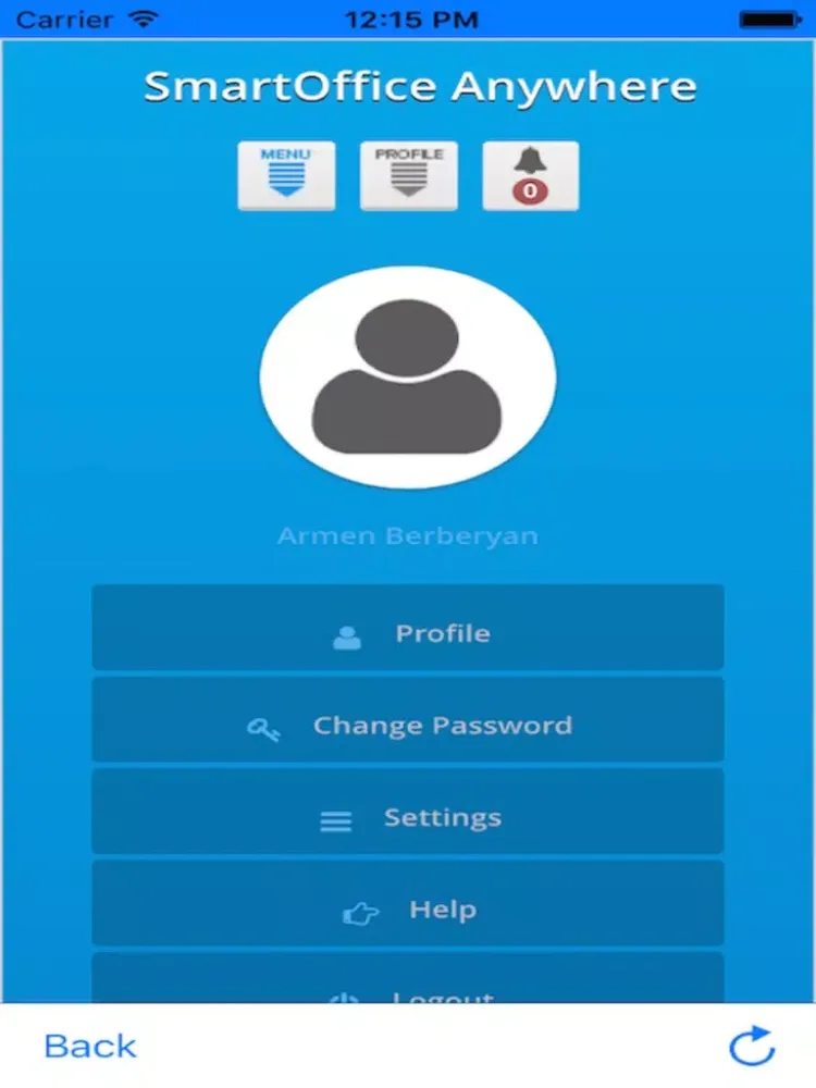 Screenshot di M SmartOffice iPad 