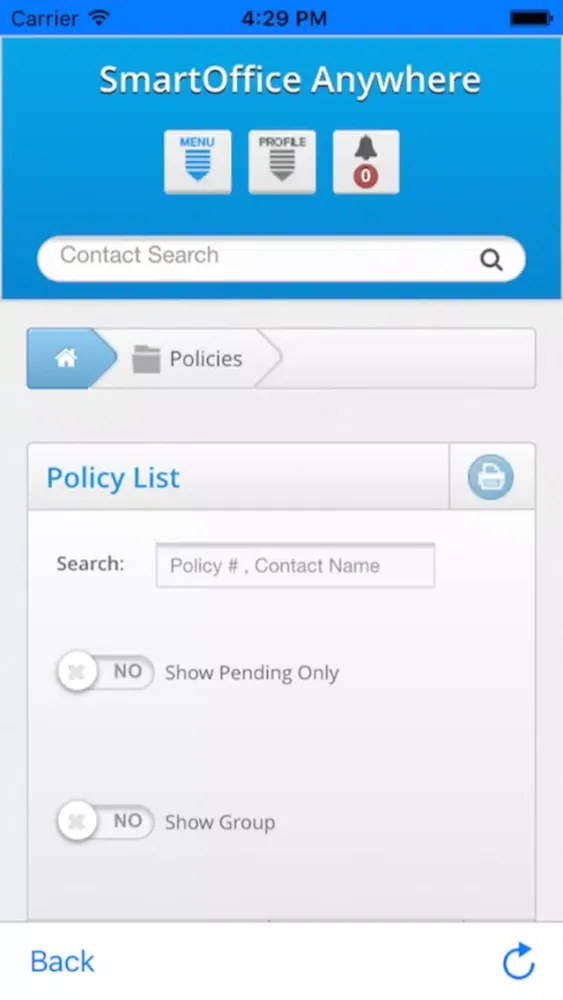 Screenshot di M SmartOffice