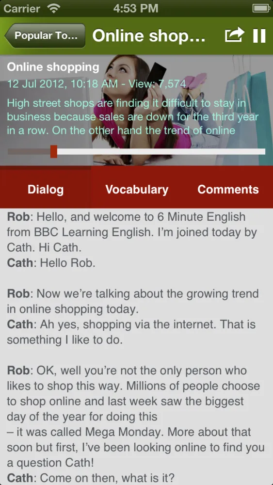 English Podcast سکرین شاٹس