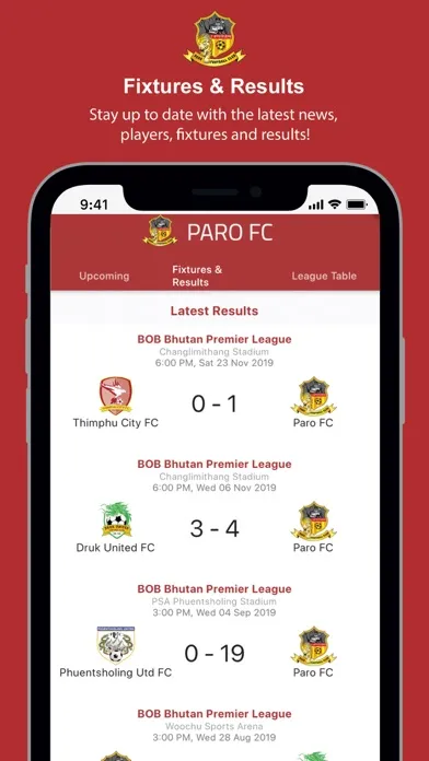 Paro FC 스크린샷