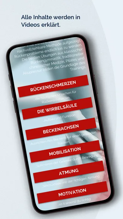 Tangkapan skrin Dein Rückentraining