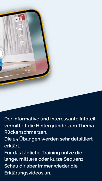Tangkapan skrin Dein Rückentraining