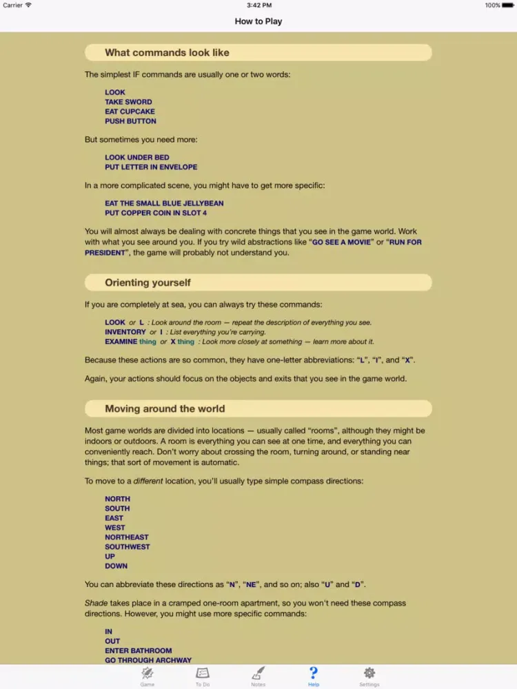 Shade: Interactive Fiction iPad  Screenshots