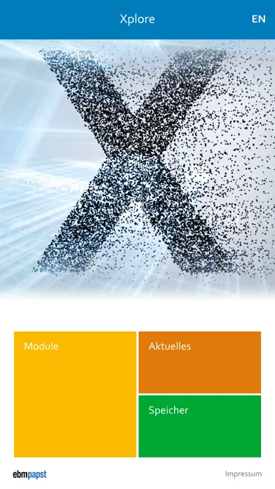 Screenshot di ebm-papst Xplore