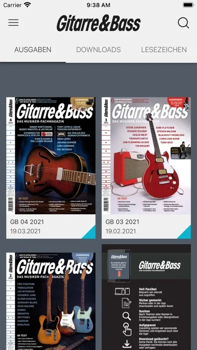 Скриншоты Gitarre&Bass