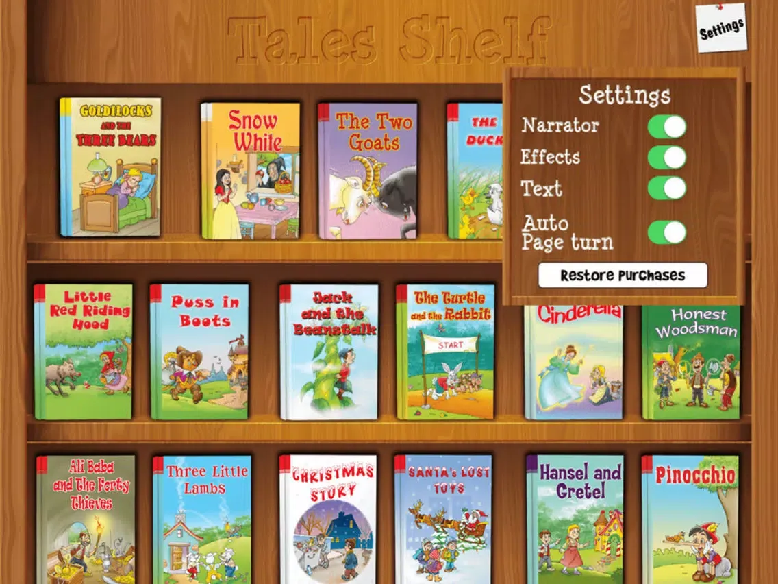 Zrzuty ekranu Tales Shelf - Read and Listen to Fairy Tales! iPad 