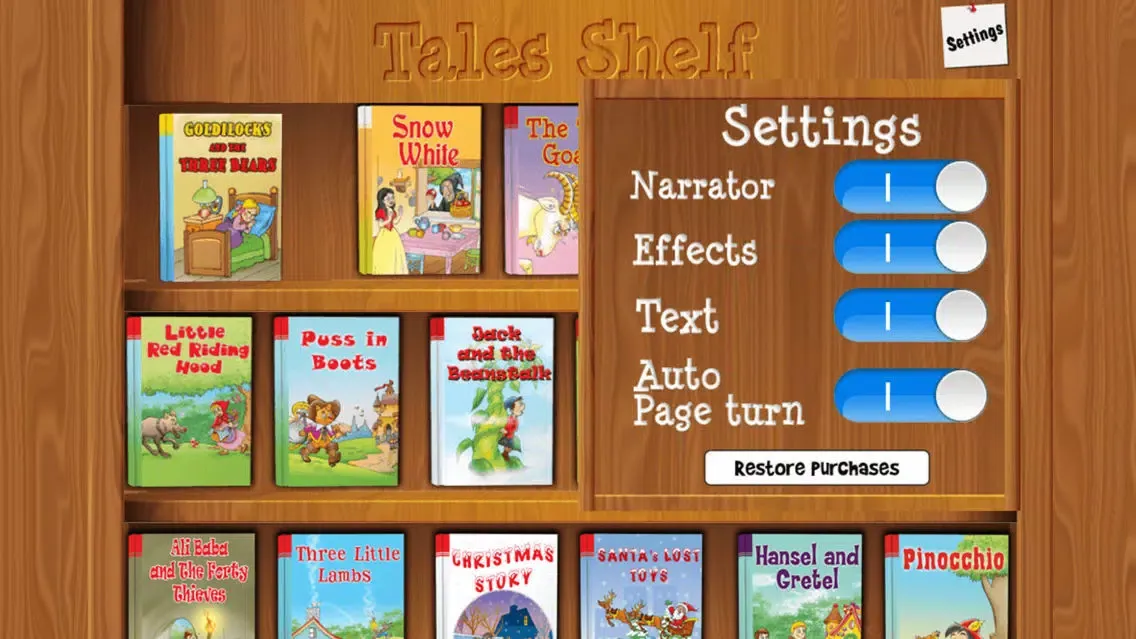 Zrzuty ekranu Tales Shelf - Read and Listen to Fairy Tales!