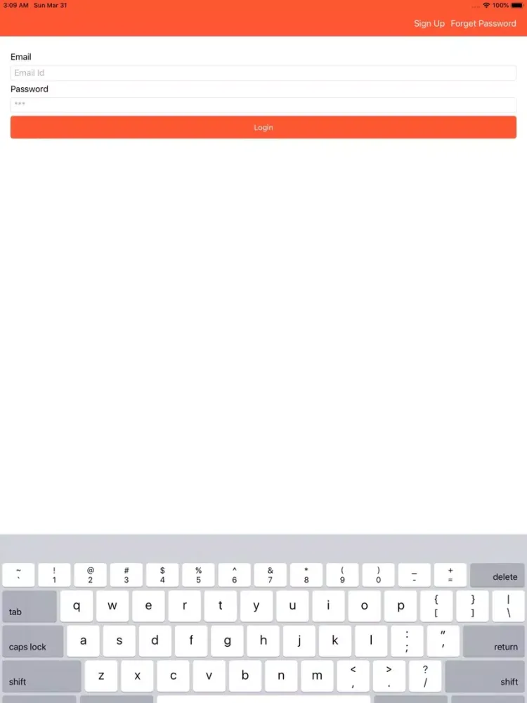 Tangkapan layar Books Bookshelf iPad 