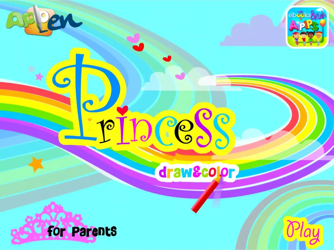 Princess Draw & Color iPad 應用截圖