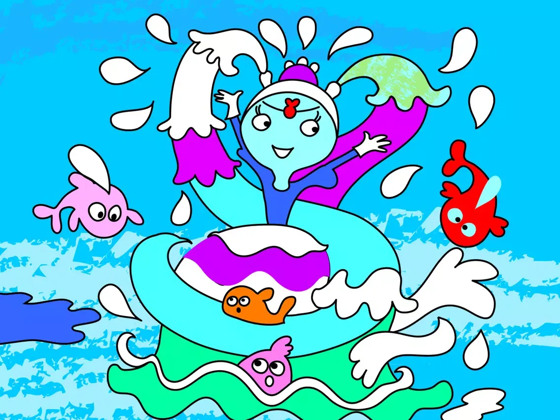 Princess Draw & Color iPad 應用截圖