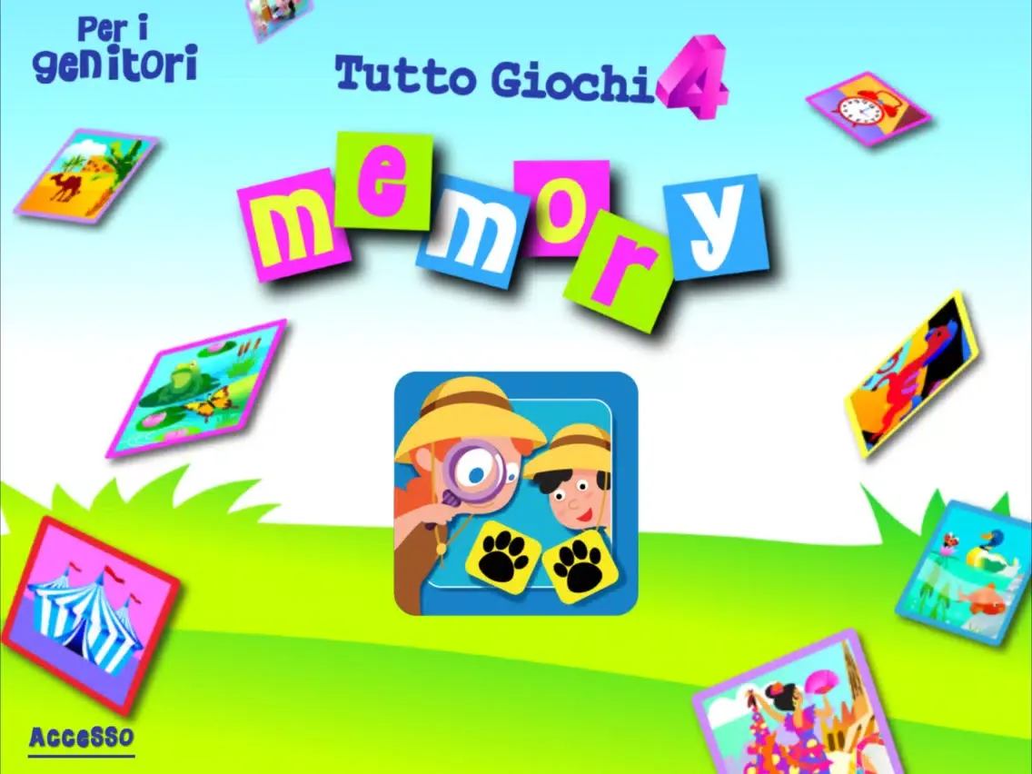 Tutto Giochi 4 - Memory iPad  स्क्रीनशॉट