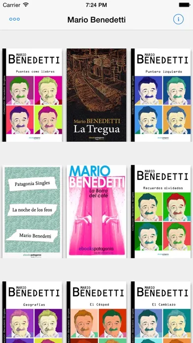 Mario Benedetti - Free digital library স্ক্রিনশট
