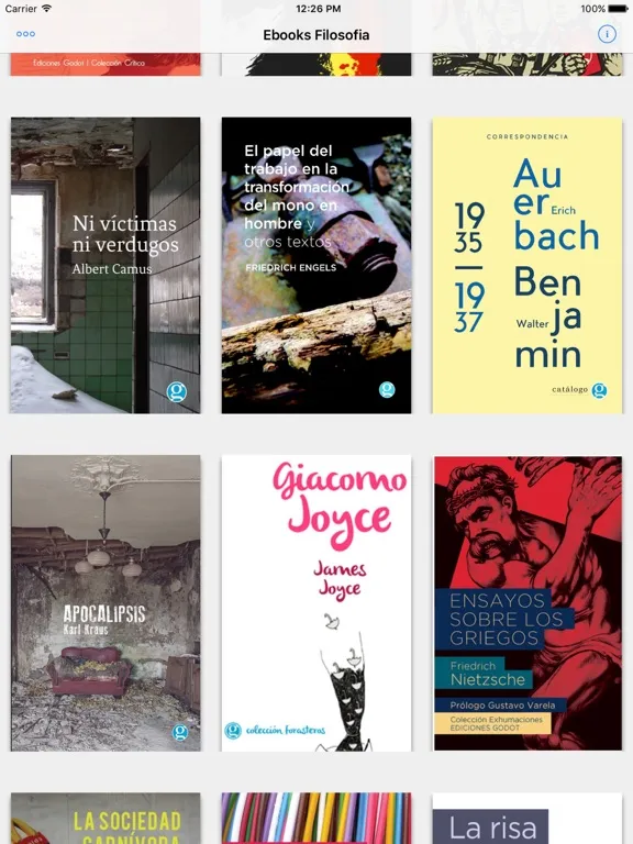 صور Ebooks de Filosofía en Biblioteca Digital Gratuita iPad 