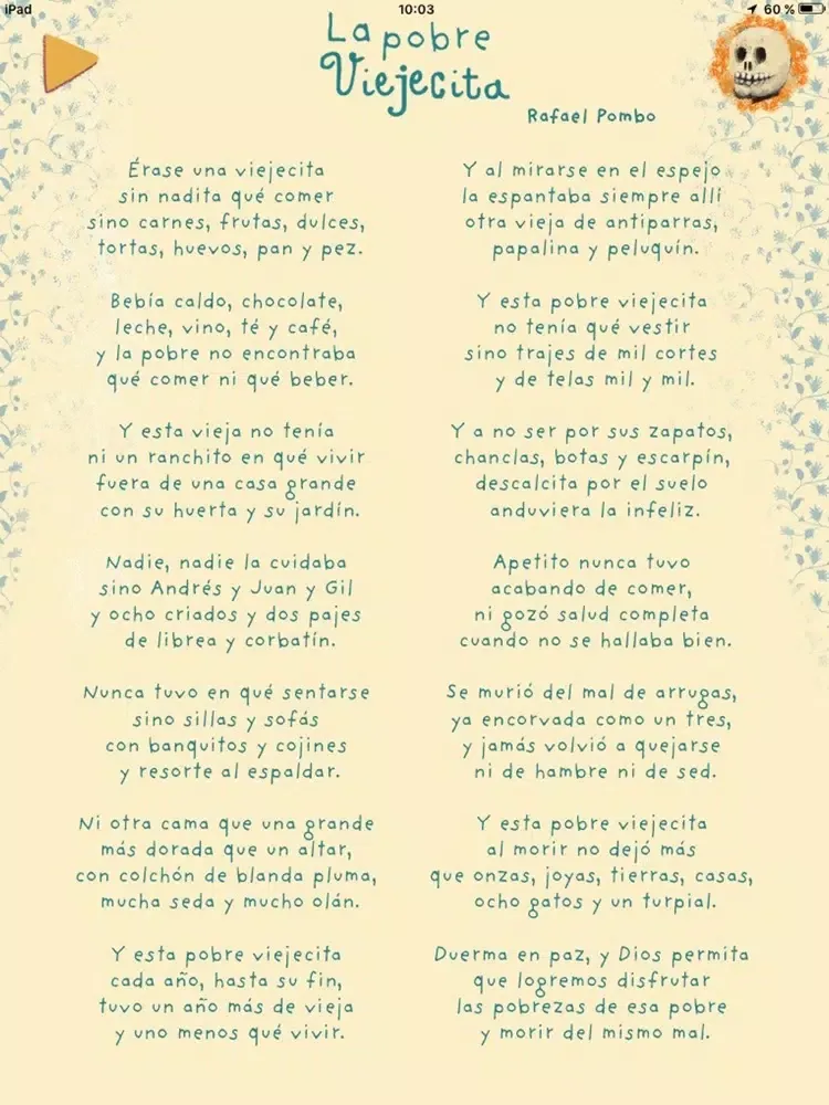 Capturas de pantalla de La pobre viejecita iPad 