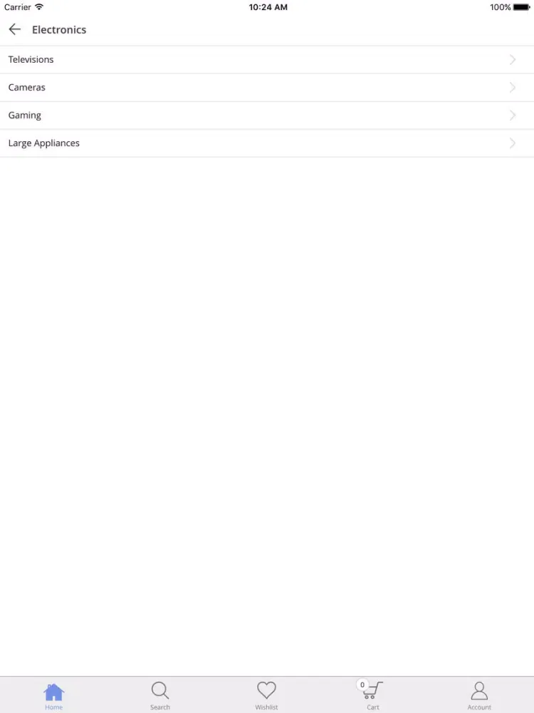 Ảnh chụp màn hình của Eboxmart Online Shopping App India iPad 