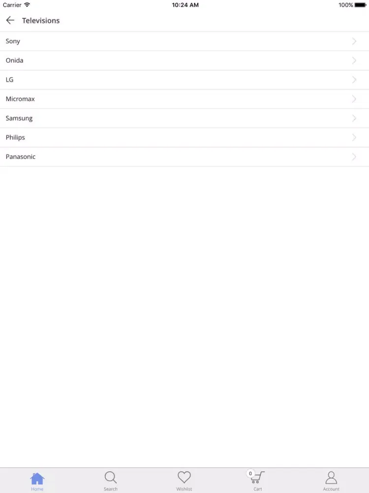 Ảnh chụp màn hình của Eboxmart Online Shopping App India iPad 
