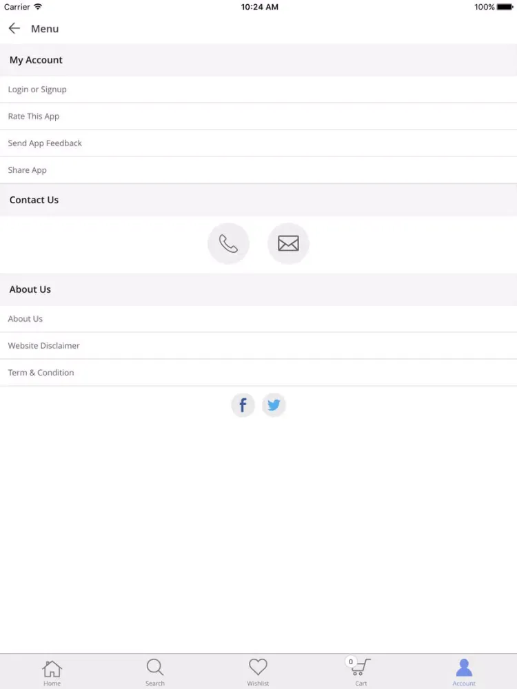 Ảnh chụp màn hình của Eboxmart Online Shopping App India iPad 