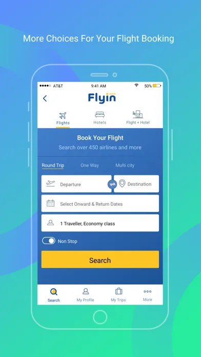 ภาพหน้าจอของ Flyin.com - طيران و فنادق