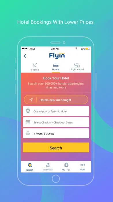 ภาพหน้าจอของ Flyin.com - طيران و فنادق