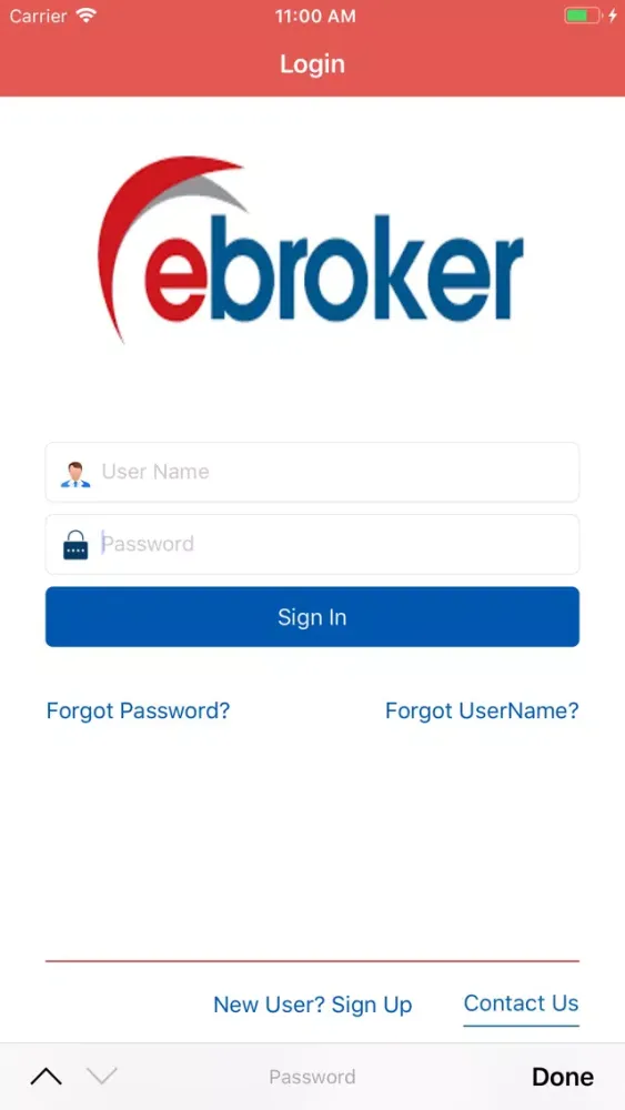 EBroker スクリーンショット