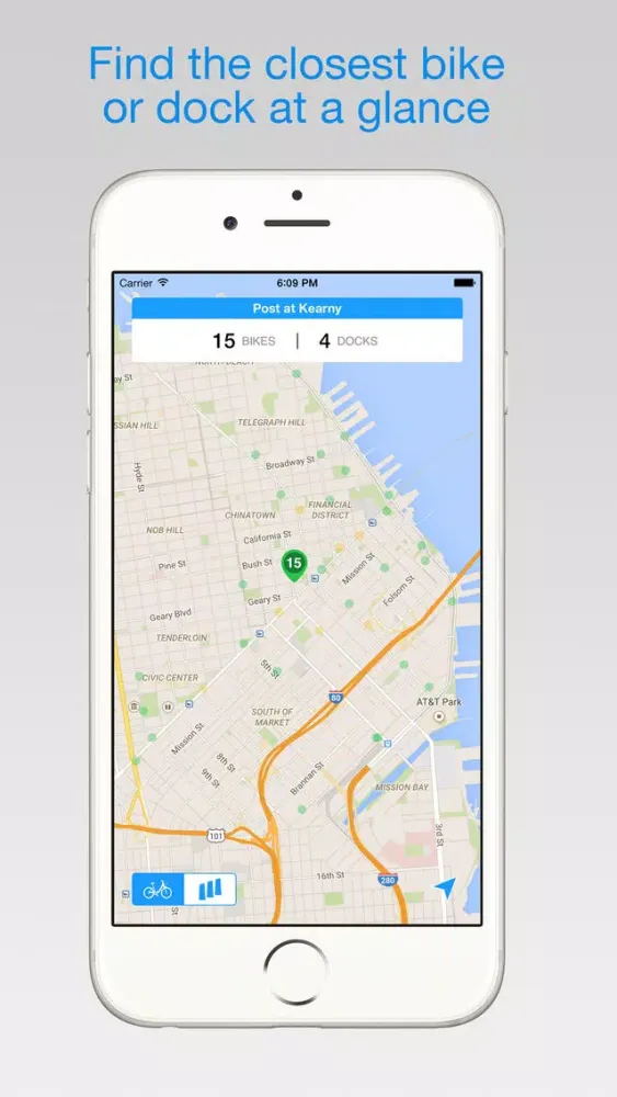 Capturas de pantalla de Bay Area Bike Share