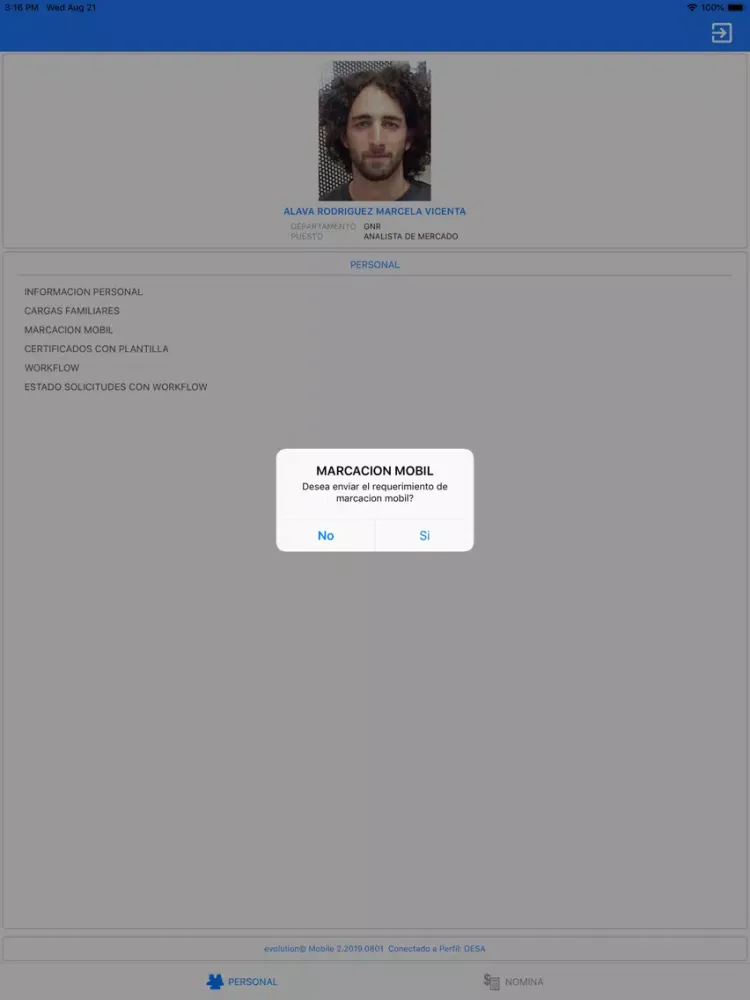 evolution mobile iPad  স্ক্রিনশট