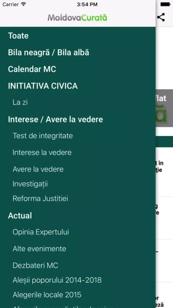 Moldova Curată应用截图
