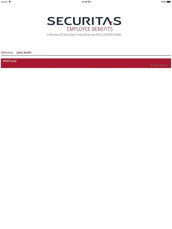 Securitas Employee Benefits iPad  سکرین شاٹس