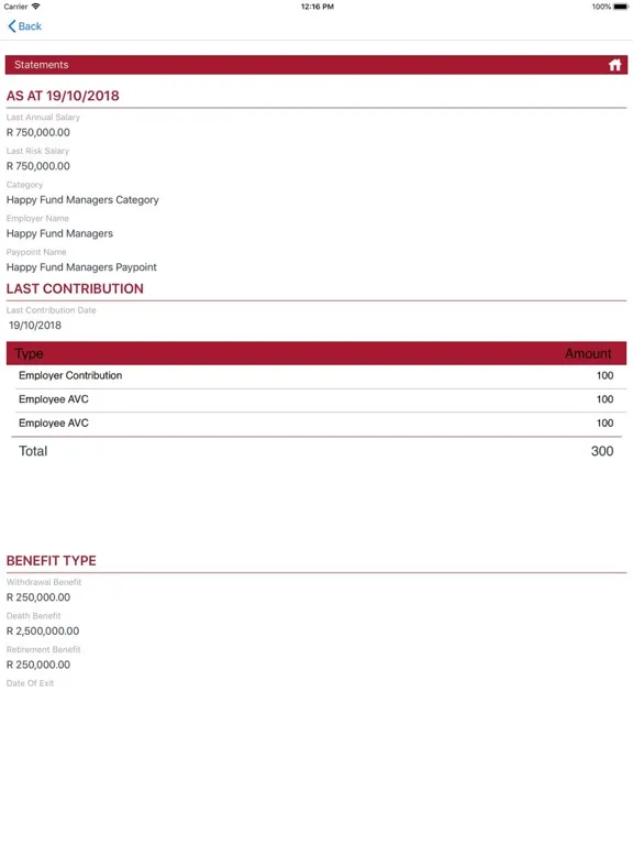 Securitas Employee Benefits iPad  سکرین شاٹس