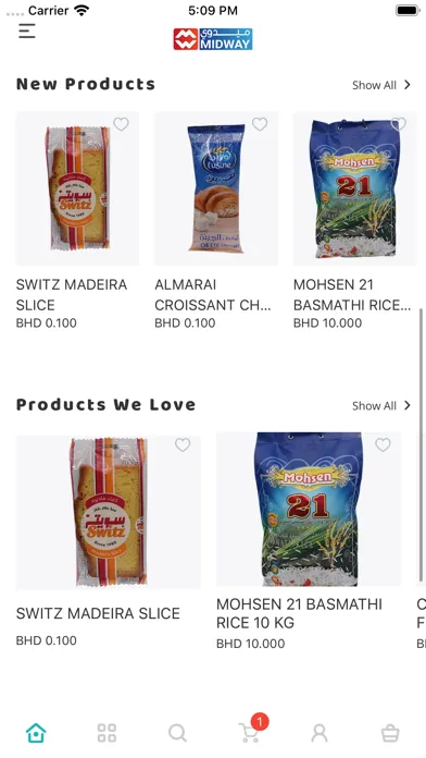 Zrzuty ekranu Midway Supermarket Bahrain