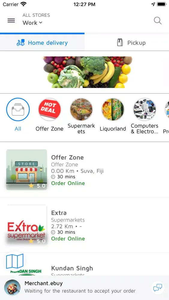 Zrzuty ekranu EBuy Shopping