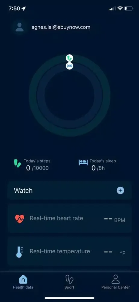 Tangkapan layar Moto Watch Lite